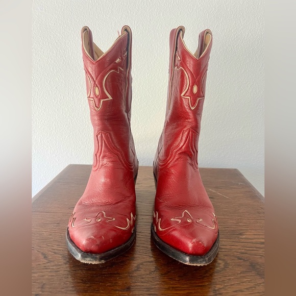 Old Gringo Vintage Red Boots, Women's size 7B - Picture 2 of 9